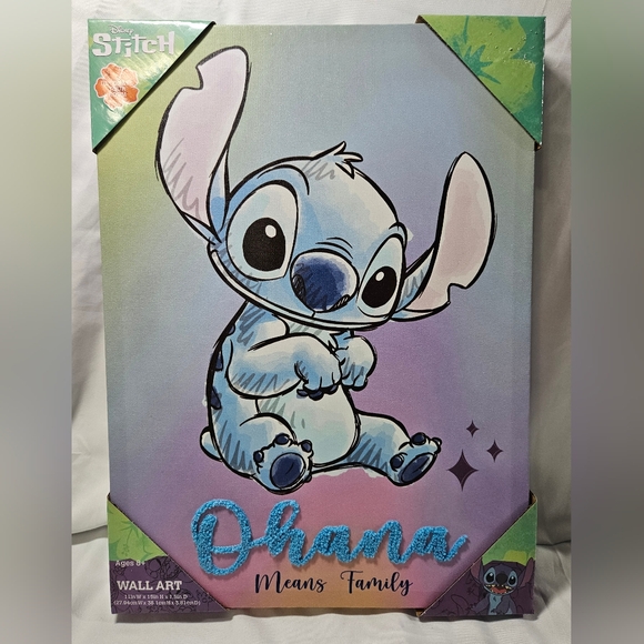 Disney Stitch Canvas Wall Art NEW - Picture 2 of 3